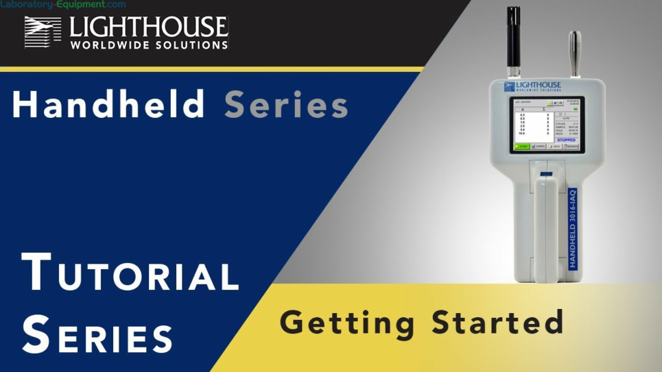 Operating Instruction Video of Handheld Particle Counters by LWS