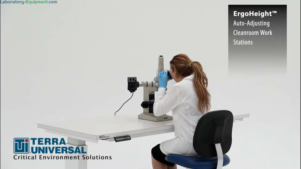 Ergoheight™ cleanroom work station