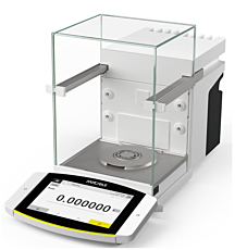 Cubis II Ultra Hi-Res High Capacity Micro Balances with Manual Draft Shield and Software Packages by Sartorius